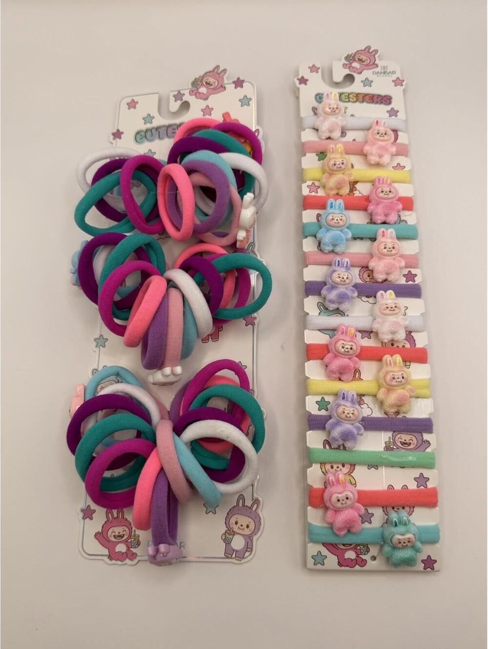 DanBar Cutesters Pony Tail Holder Hair Ties Set of 2  New In Pack